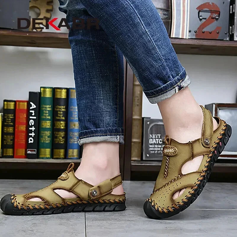 Summer Men's Casual Sandals Beach Shoes Slippers Beach Shoes Outdoor Sandals