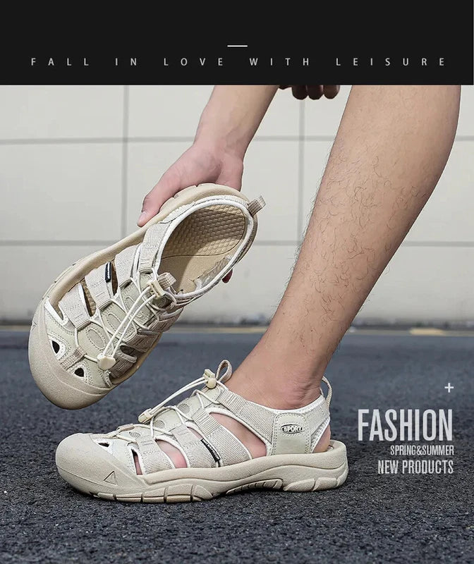 Outdoor Men's Sandals Non-slip Waterproof Sneakers Comfortable Beach Slippers