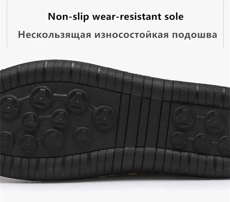 Comfortable Men Sandals Breathable Flat Beach Slippers Classic Handmade Sneakers