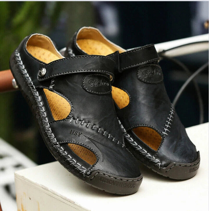 Mens Sandals Summer Outdoor Beach Slippers Non-slip Roman Garden Casual Shoes