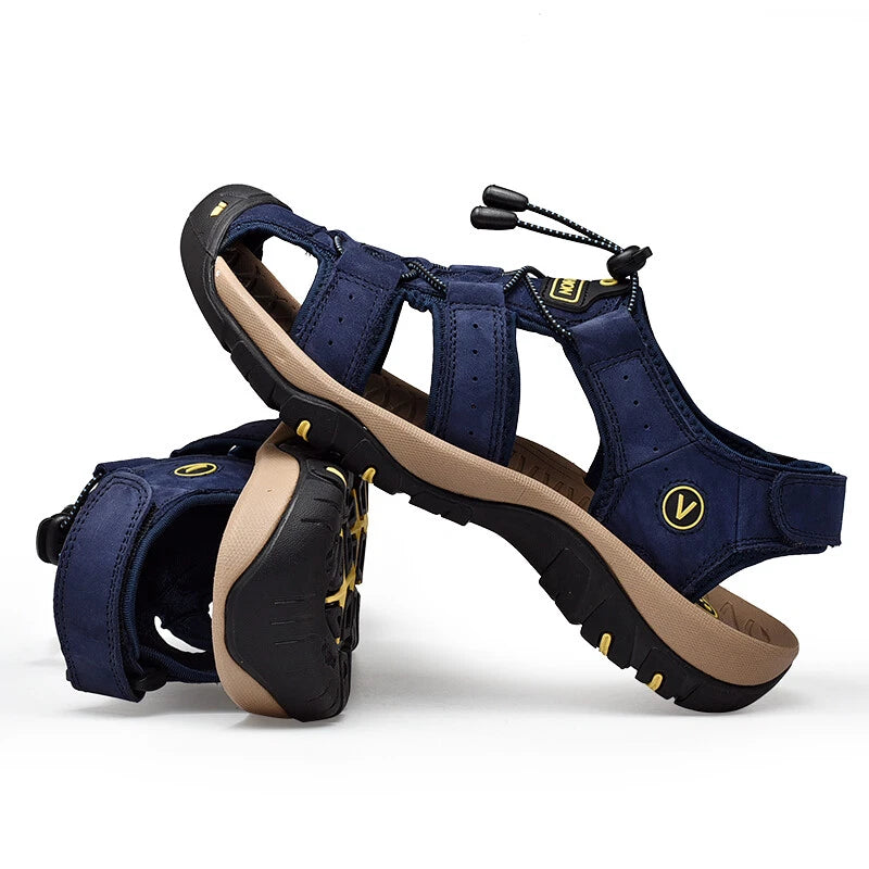 Summer Men's Sandals Outdoor Trekking Sneakers Beach Roman Casual Shoes Slippers