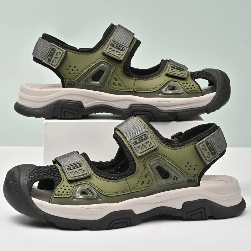 Men's Handmade Sandals Non-slip Casual Sneakers Comfortable Soft Beach Slippers