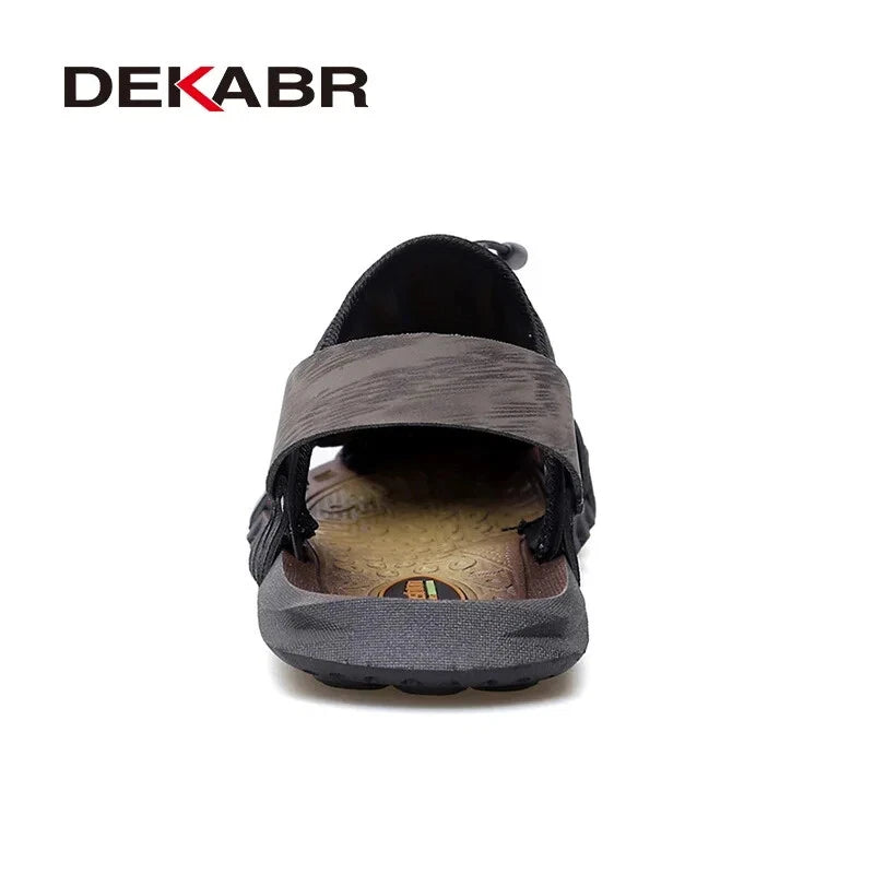 Summer Men's Sandals Breathable Soft Beach Slippers Waterproof Hiking Shoes