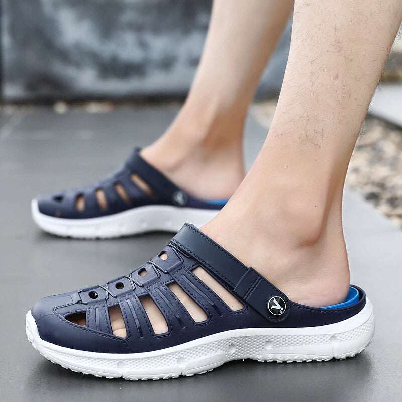 Summer Men's Sandals Beach Shoes Slippers Outdoor Breathable Plus Size Casual