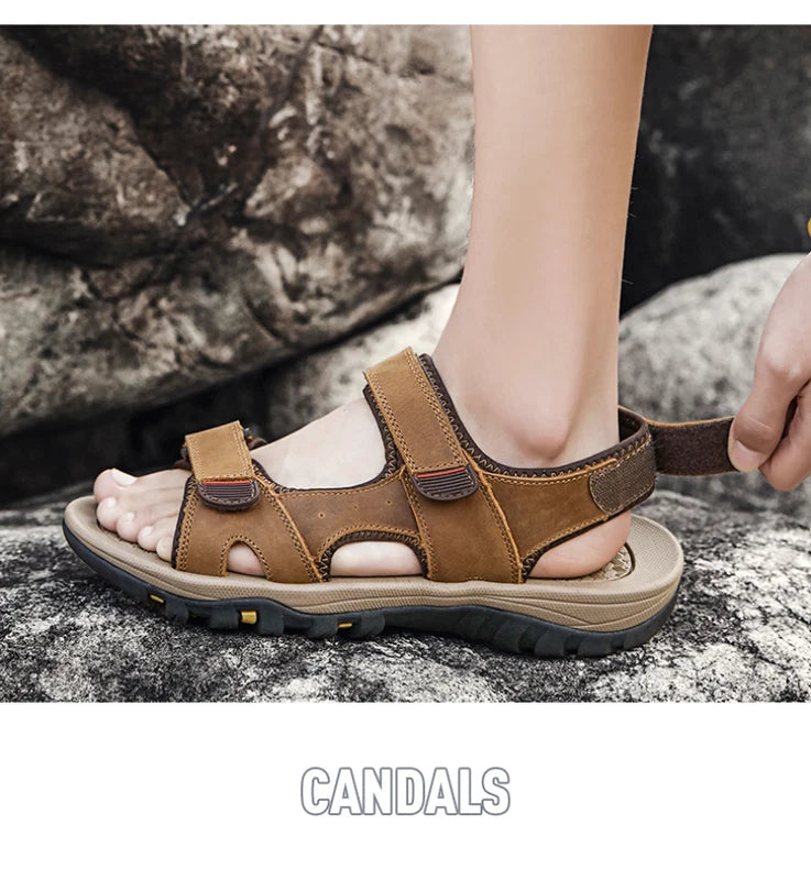 Fashion Summer Beach Slipper Men Sandals Comfortable Breathable Walking Shoes