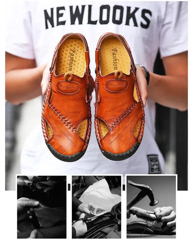 Summer Sandals for Men Classic Roman Slippers Outdoor Waterproof Beach Shoes