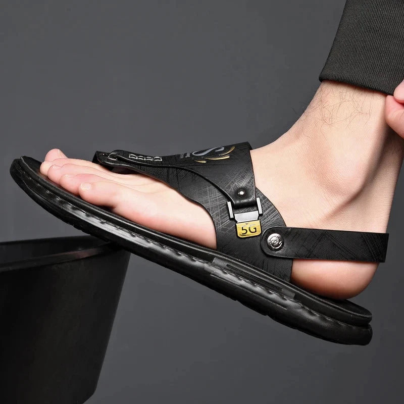 Men Slippers Casual Shoes Summer Sandals Flip Flop Flats Outdoor Beach Footwear