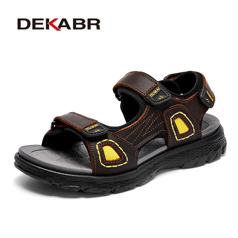 Classic Comfort Men Beach Sandals Non Slip Roman Slippers Soft Light Sneakers