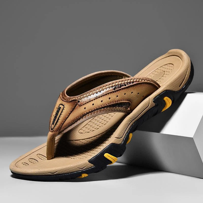 Mens Summer Flip Flops Beach Sandals Casual Outdoor Slippers Flats Shoes Fashion