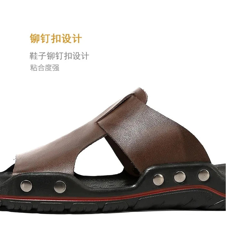 38-48 Plus Size Mens Open Toe Slipper Sandals Summer Beach Holiday Shoes Stylish