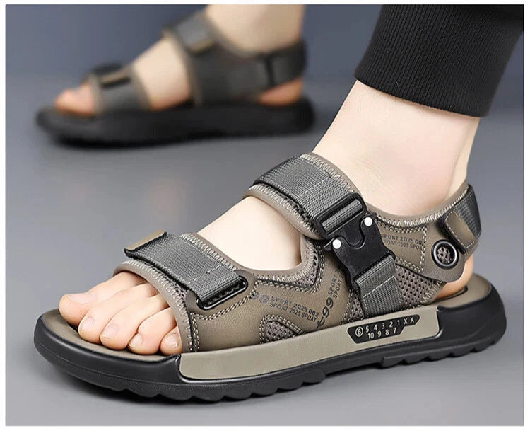 Men's Summer Non-slip Outdoor Slipper Casual Beach Shoes Lightweight Sandals