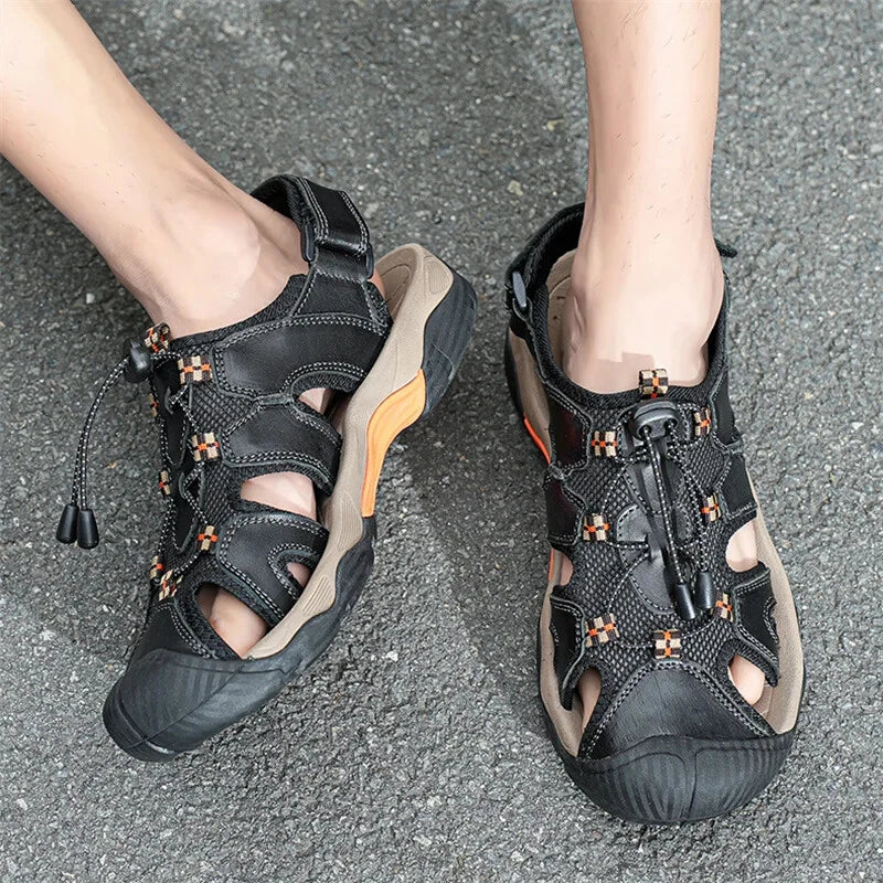 Fashion Summer Casual Men Beach Sandals Waterproof Sneakers Slip on Slippers