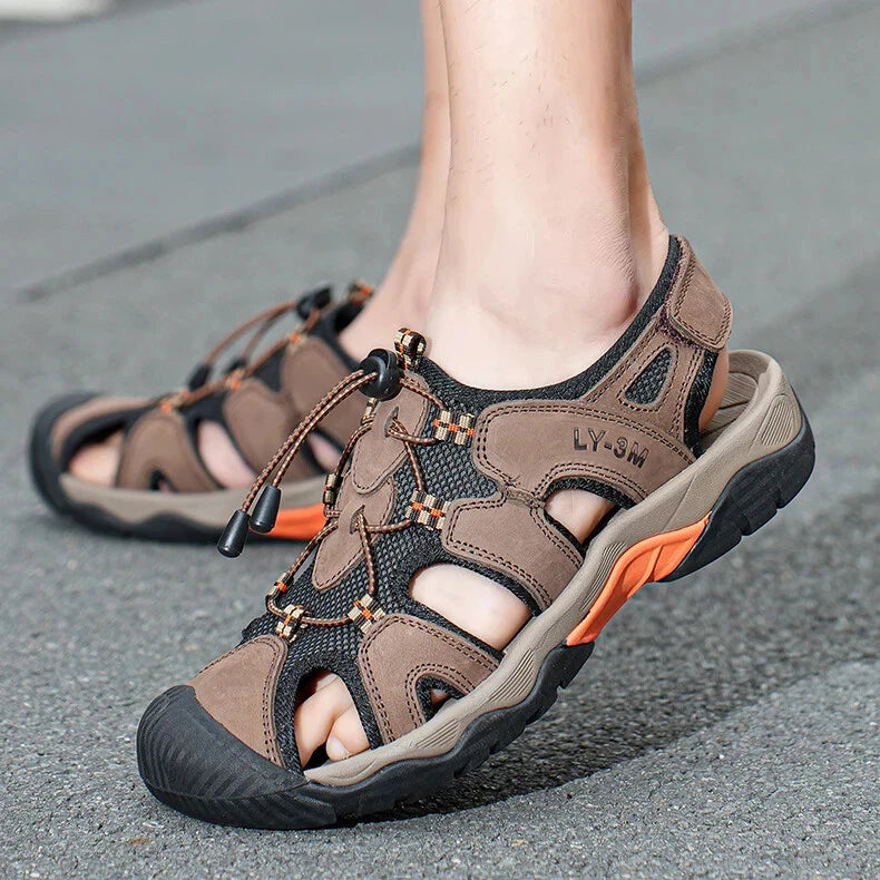 Fashion Summer Casual Men Beach Sandals Waterproof Sneakers Slip on Slippers
