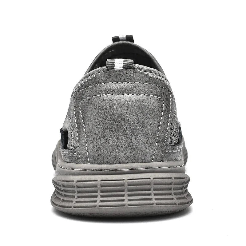 Male Summer Mesh Breathable Casual Sandals Non-slip Beach Shoes Outdoor Slippers