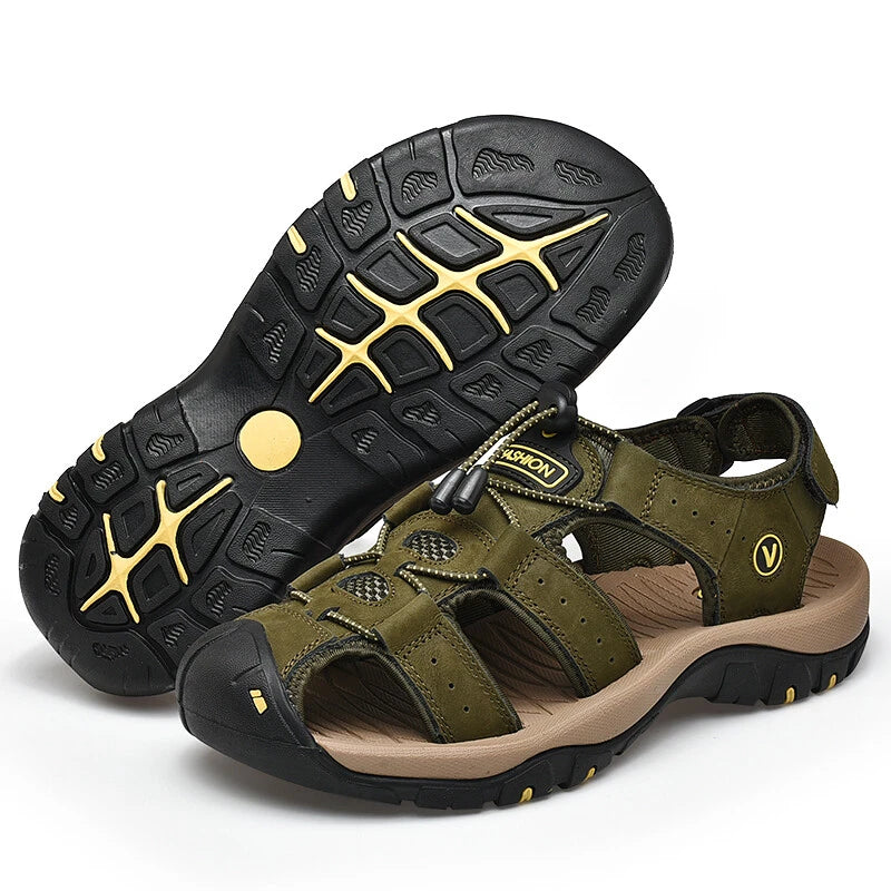 Summer Men's Sandals Outdoor Trekking Sneakers Beach Roman Casual Shoes Slippers