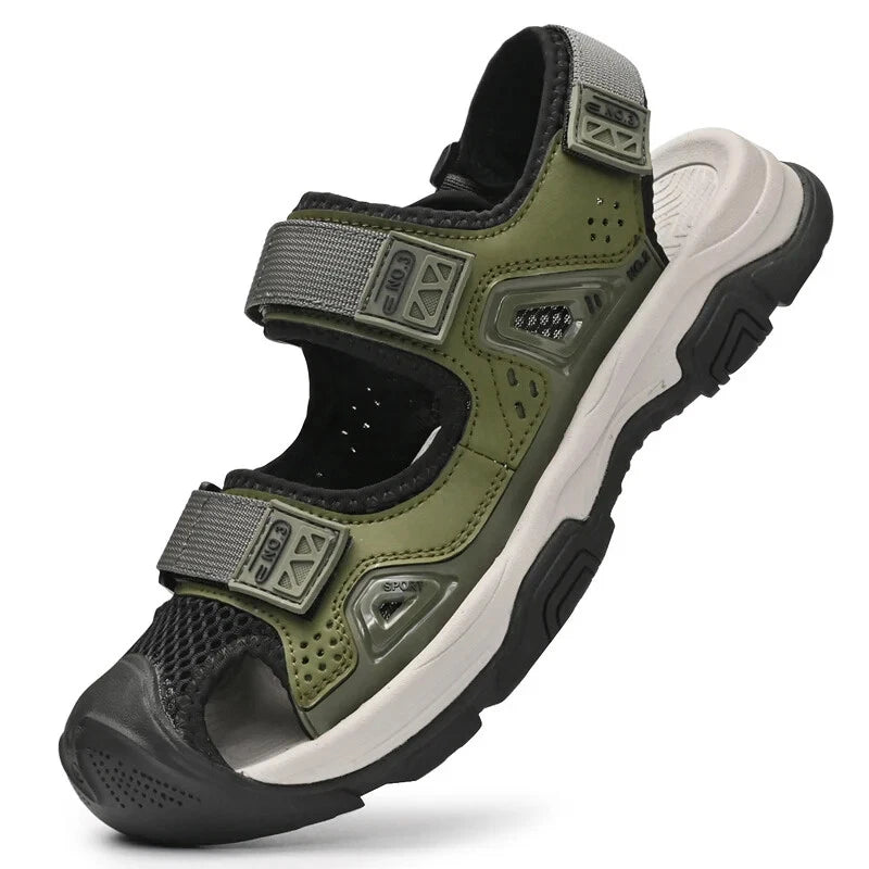 Men's Handmade Sandals Non-slip Casual Sneakers Comfortable Soft Beach Slippers