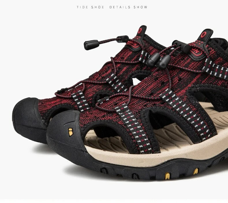 Classic Mens Sandals Summer Fashion Gladiator Shoes Outdoor Beach Roman Slippers