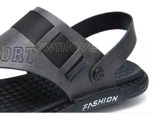 Men's Beach Clip Toe Thong Sandals Shoes Slippers Slip on Flats Straps New
