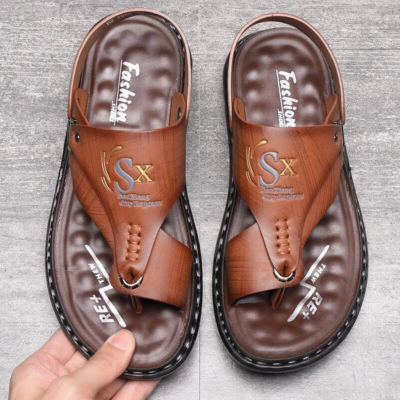 Men Slippers Casual Shoes Summer Sandals Flip Flop Flats Outdoor Beach Footwear