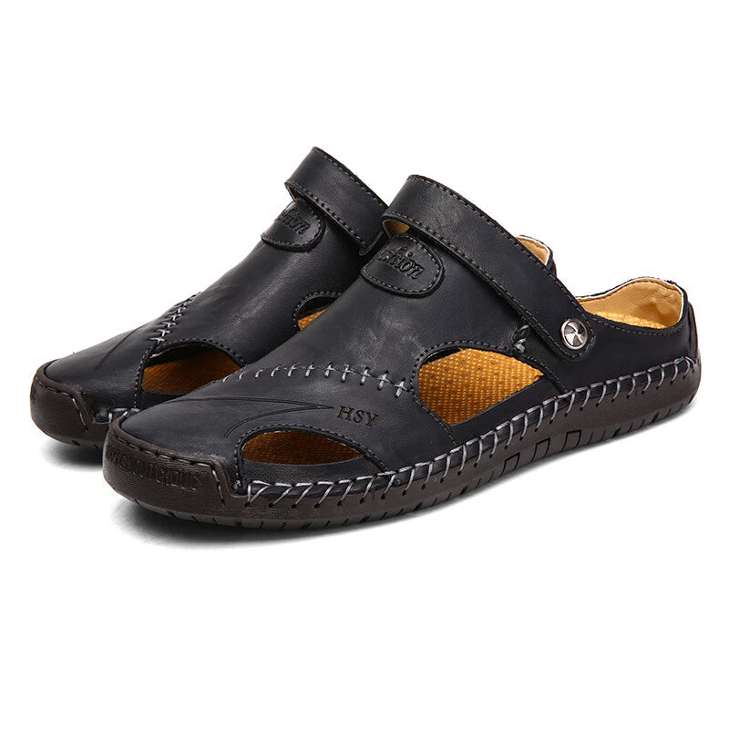 Mens Sandals Summer Outdoor Beach Slippers Non-slip Roman Garden Casual Shoes