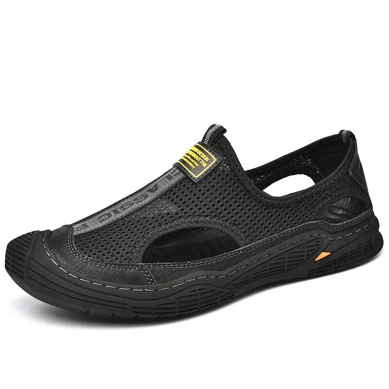 Male Summer Mesh Breathable Casual Sandals Non-slip Beach Shoes Outdoor Slippers