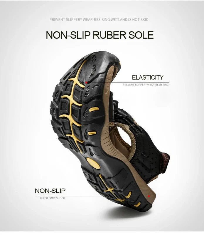 Men Sandals Summer Sandals Casual Outdoor Beach Slippers Breathable Wading Shoes