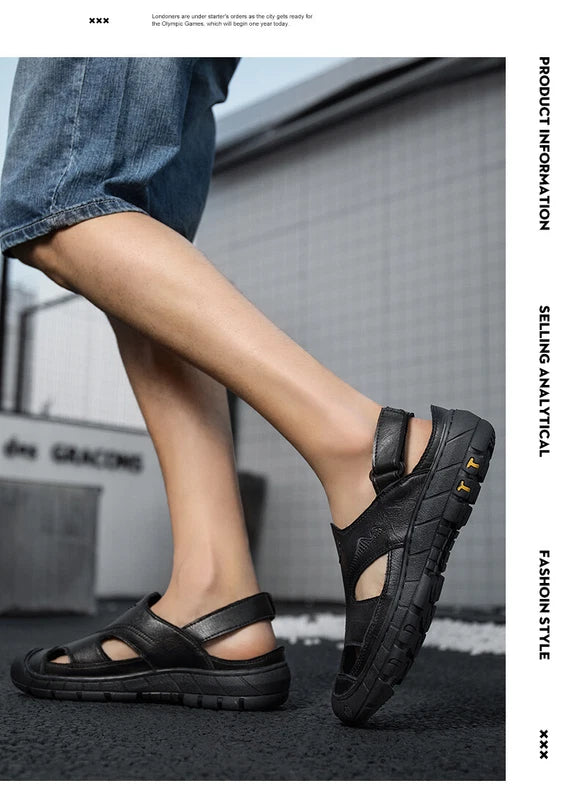 Summer Outdoor Men's Sandals Fashion Non-slip Comfortable Trekking Beach Slipper