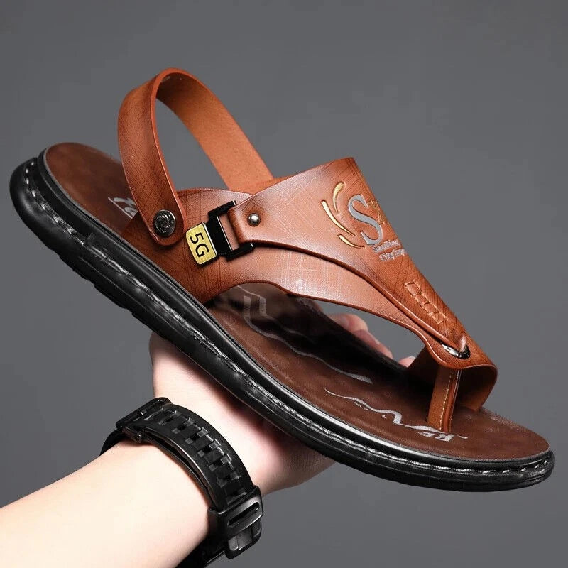 Men Slippers Casual Shoes Summer Sandals Flip Flop Flats Outdoor Beach Footwear