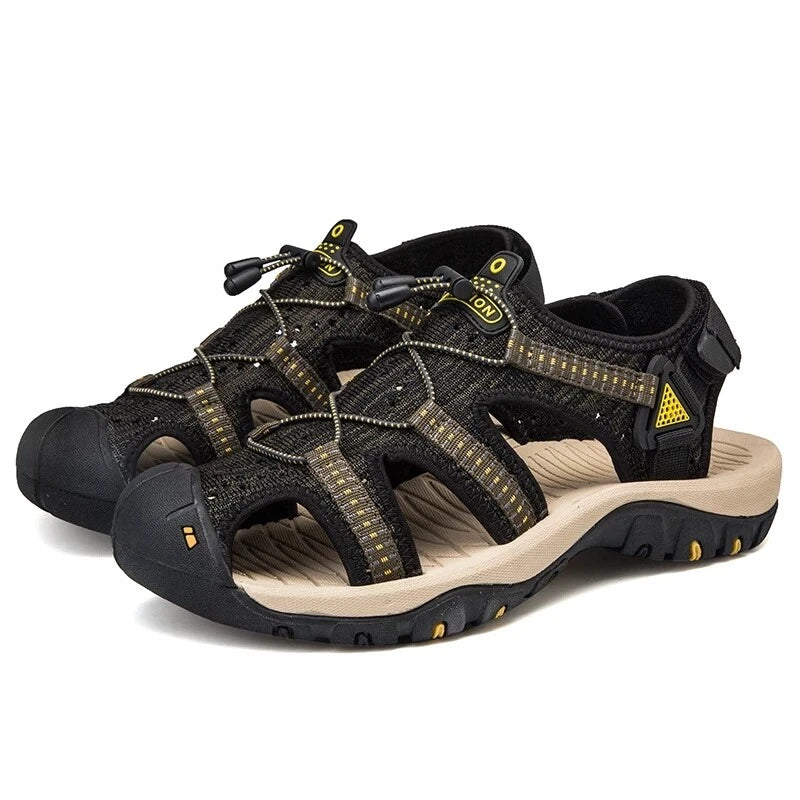 Classic Mens Sandals Summer Fashion Gladiator Shoes Outdoor Beach Roman Slippers