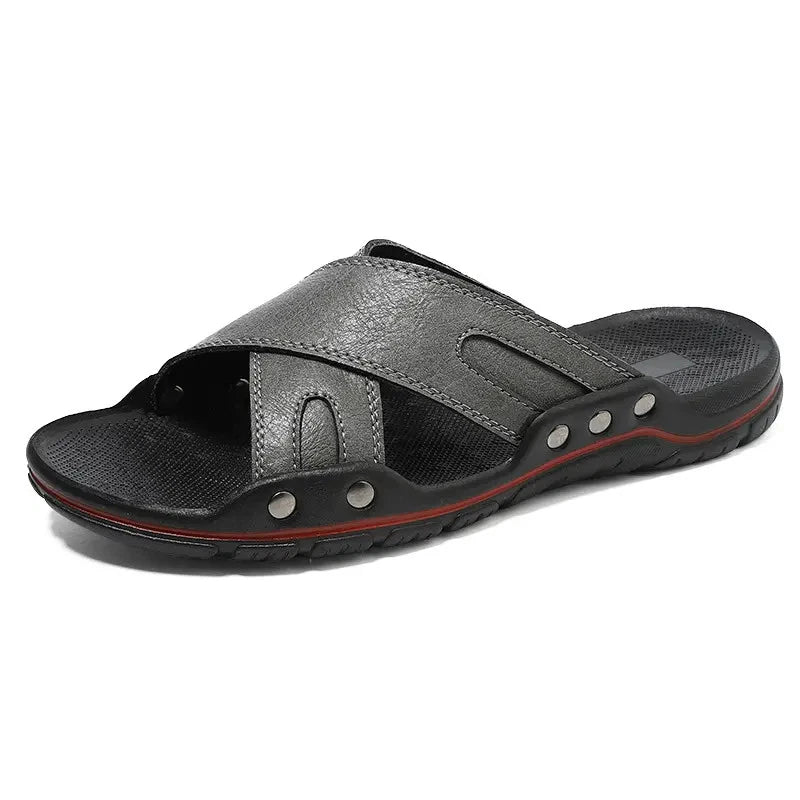 38-48 Plus Size Mens Flats Open Toe Slippers Sandals Summer Beach Holiday Shoes