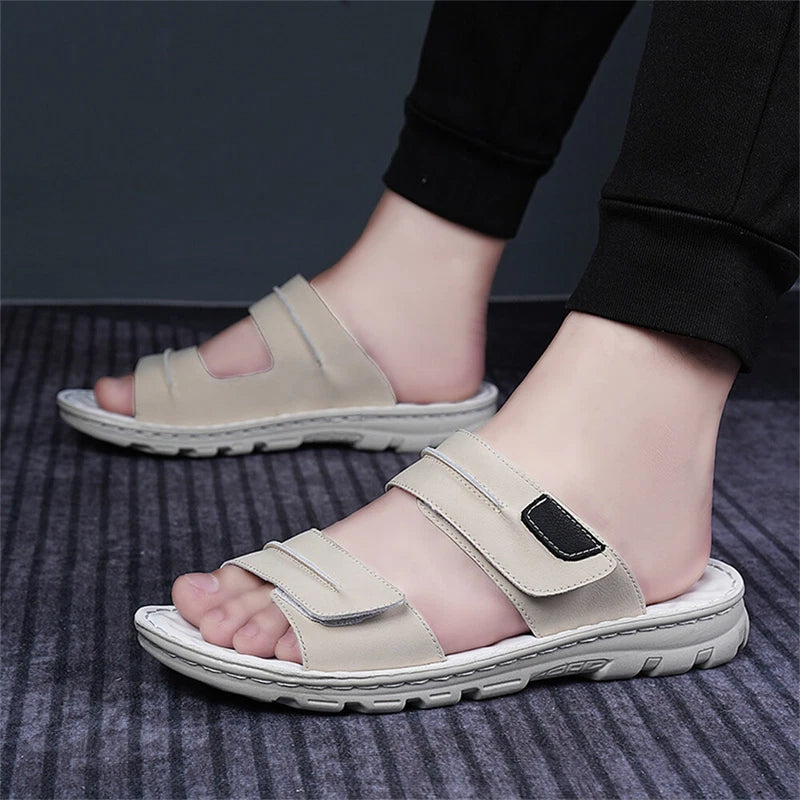 Men's Outdoor Slippers Comfort Casual Summer Fisherman Slip On Sandals for Men