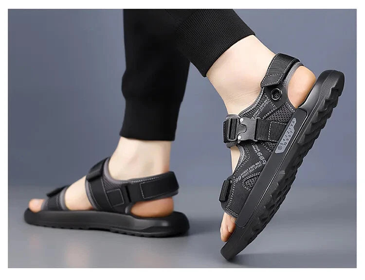Men's Summer Non-slip Outdoor Slipper Casual Beach Shoes Lightweight Sandals