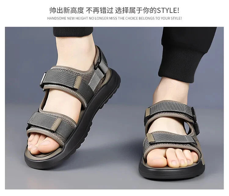 Men's Summer Non-slip Outdoor Slipper Casual Beach Shoes Lightweight Sandals