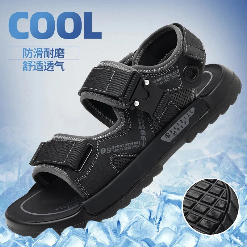 Men's Summer Non-slip Outdoor Slipper Casual Beach Shoes Lightweight Sandals