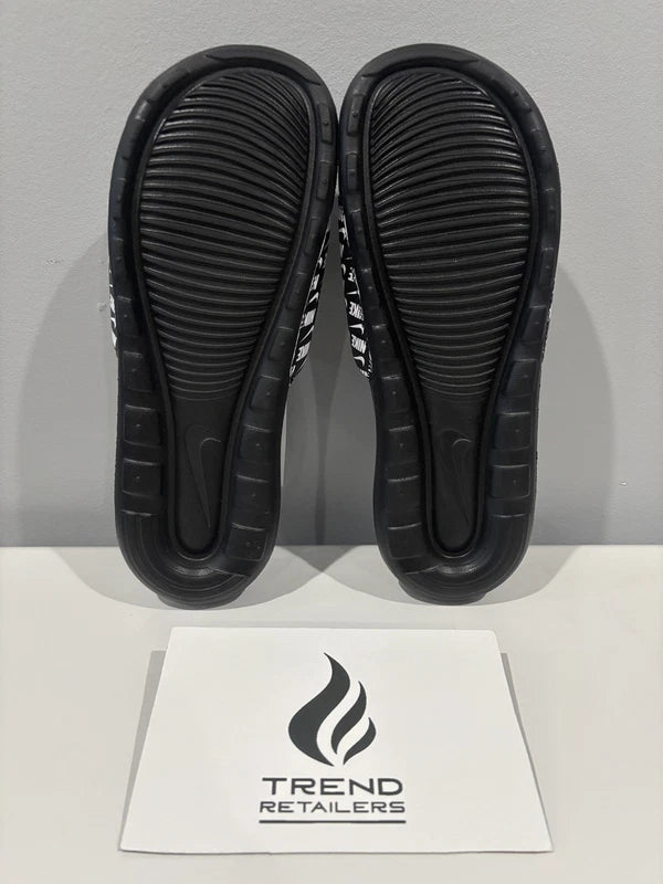 Nike Victori One Printed Slides Sandals Slipper Black White Size 8 CN9678-006