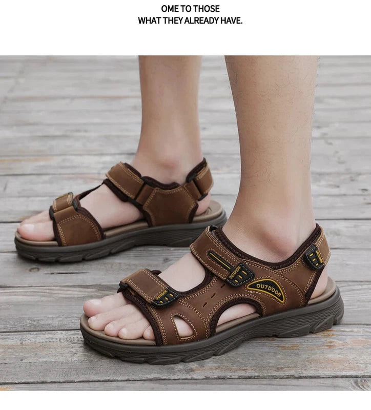 Classic Men Sandals Waterproof Beach Slippers Casual Breathable Wading Sneakers