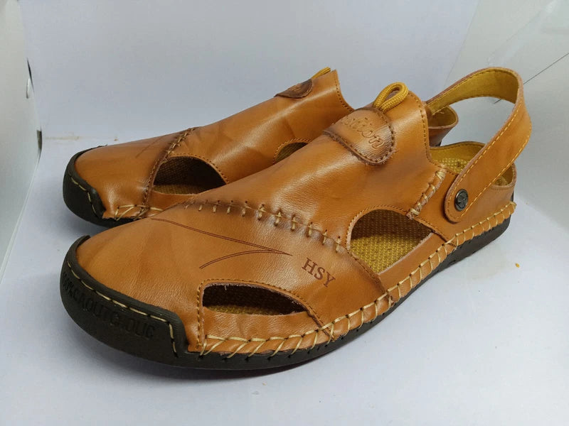Men's Sports Sandals Close Toe Outdoor Slipper Casual Beach Fisherman Shoes