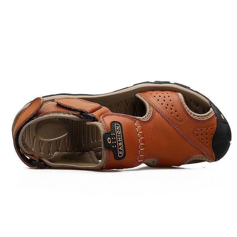 Men's Sandals Leather Casual Shoes Summer Outdoor Beach Slippers sport sandal