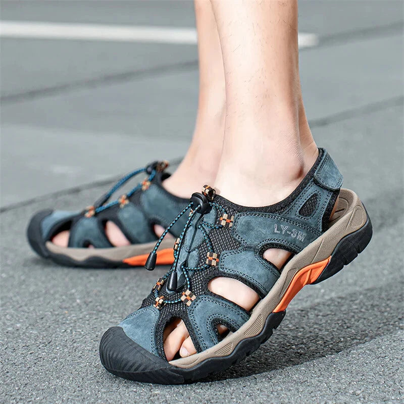 Fashion Summer Casual Men Beach Sandals Waterproof Sneakers Slip on Slippers