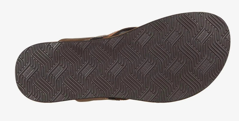 Reef Men's Newport Flip-Flop Sandal – Ocean Black, Tan Brown, Bronze | Comfortab