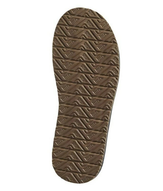 REEF JOURNEYER FLIP FLOPS/SLIPPERS [MENS SIZE 9] BLACK/BROWN [RF0A39UGBKB]