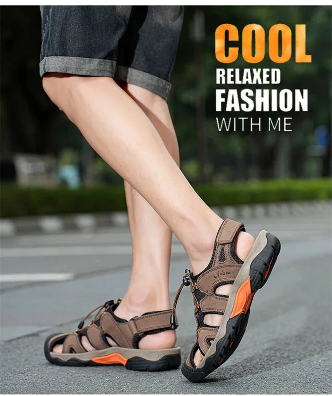 Fashion Summer Casual Men Beach Sandals Waterproof Sneakers Slip on Slippers