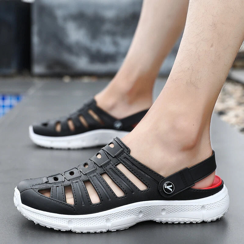 Summer Men's Sandals Beach Shoes Slippers Outdoor Breathable Plus Size Casual