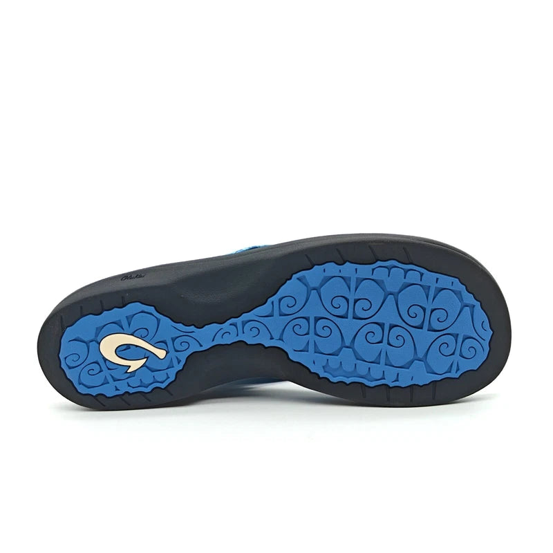 OluKai Women's Ohana Koa 20368 Navy/Black Flip Flop Beach Sandals SZ 6/7/8/9/10