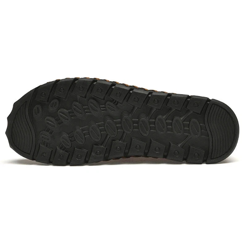 Summer Men Sandals Breathable Mesh Beach Slippers Outdoor Hollow Hiking Shoes