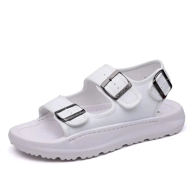 Summer Male Sandals Breathable Beach Shoes Lightweight Casual Non-slip Slippers
