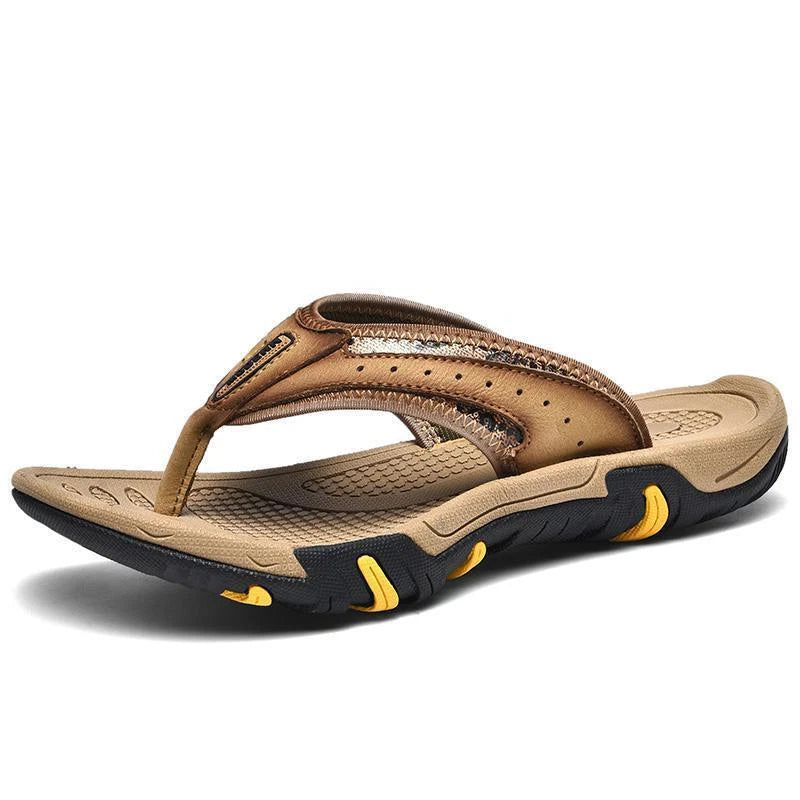 Mens Summer Flip Flops Beach Sandals Casual Outdoor Slippers Flats Shoes Fashion