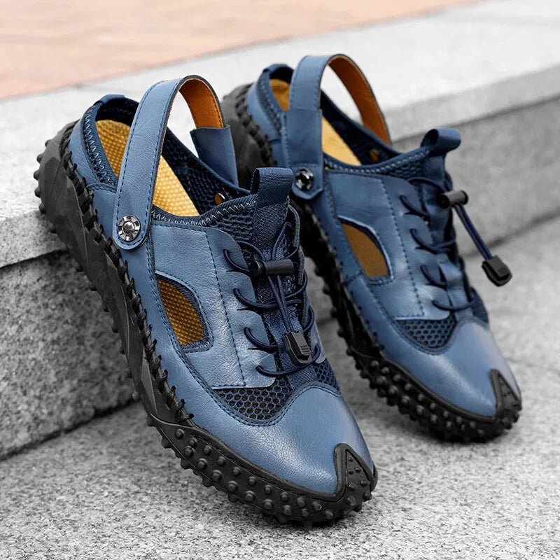 Retro Men's Sandals Designer Casual Summer Slippers Breathable Beach Shoes