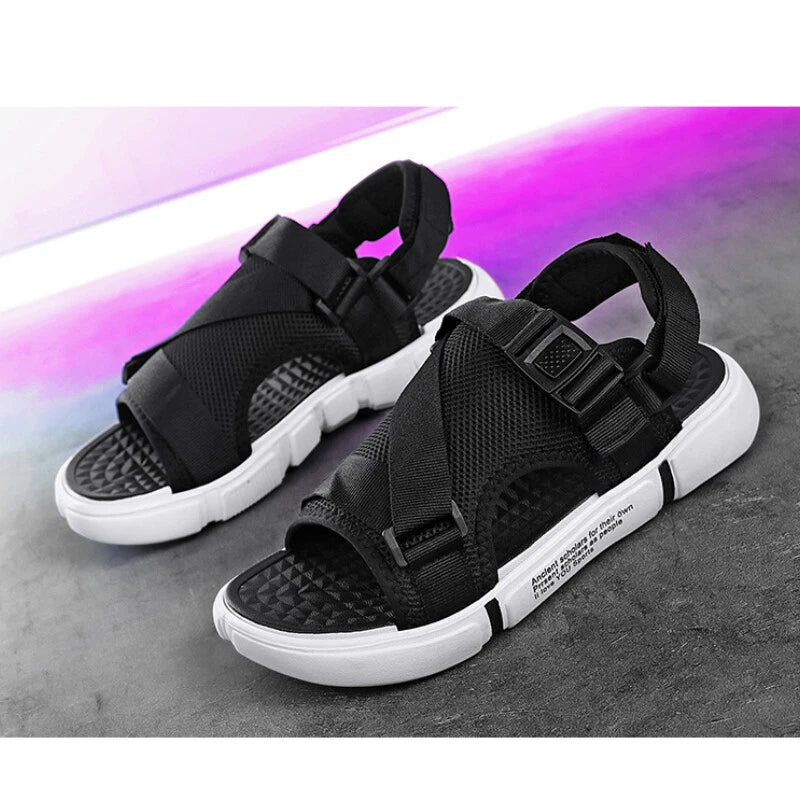 Men's Sandals Summer Casual Slippers Non-slip Soft Bottom Sandals Beach Shoes