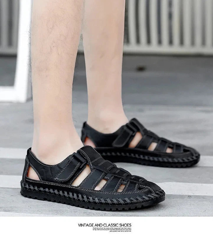 Summer Men's Sandals Business Casual Shoes Outdoor Beach Wading Slippers